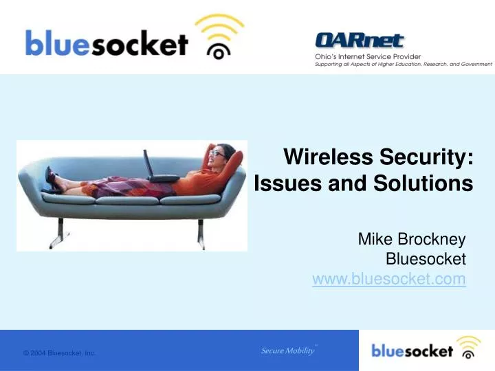 wireless security issues and solutions