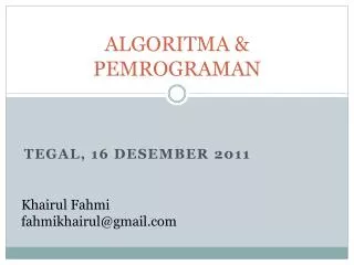 algoritma pemrograman