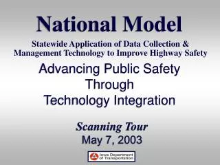 Advancing Public Safety Through Technology Integration