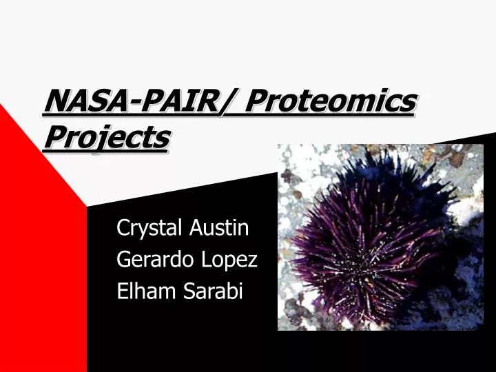 nasa pair proteomics projects