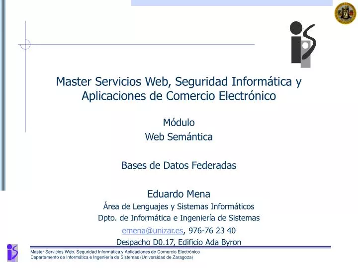 master servicios web seguridad inform tica y aplicaciones de comercio electr nico