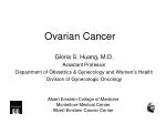 Ovarian Cancer - slide 1