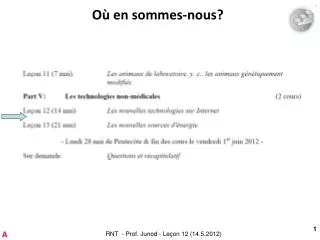 o en sommes nous