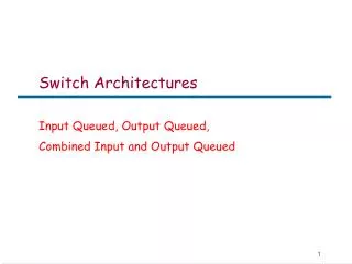 Switch Architectures