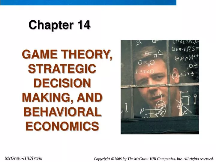game theory strategic decision making and behavioral economics