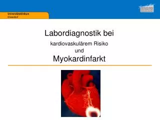 PPT - Labordiagnostik Bei Myokardinfarkt Und Herzinsuffizienz ...