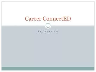Career ConnectED