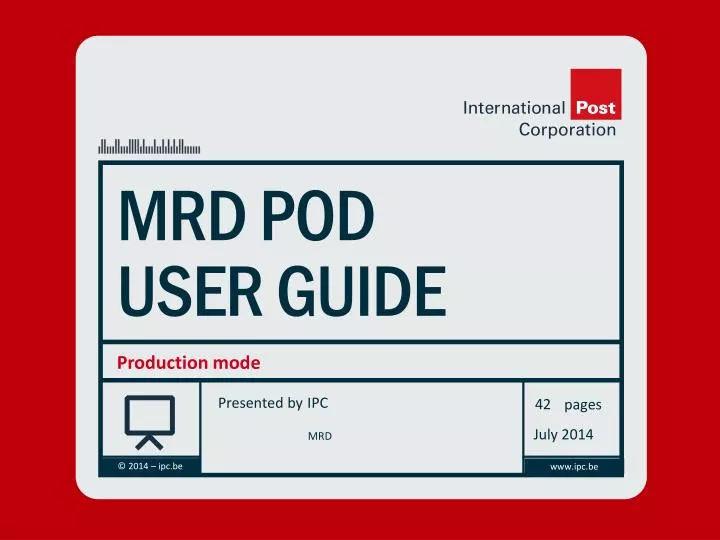 mrd pod user guide
