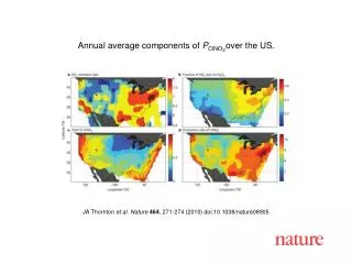 JA Thornton et al. Nature 464 , 271-274 (2010) doi:10.1038/nature08905