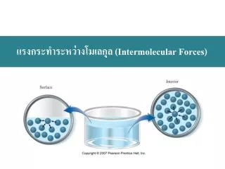 ?????????????????????? (Intermolecular Forces)