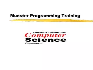 Munster Programming Training