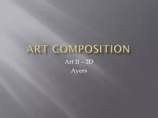 Art composition