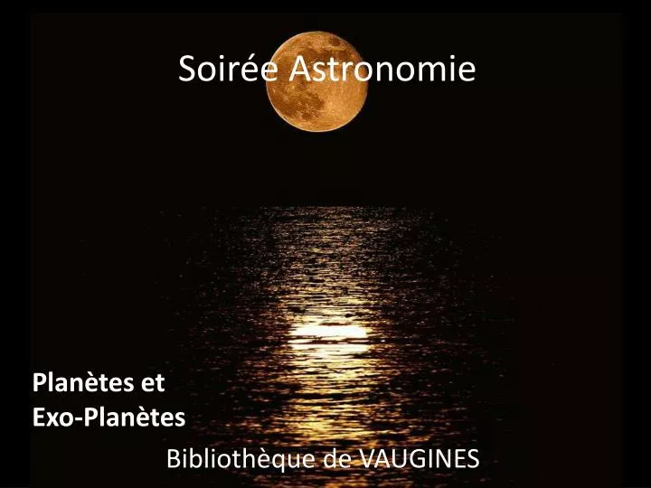 soir e astronomie