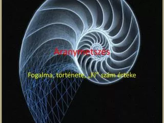aranymetsz s