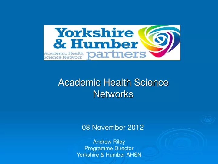 academic health science networks