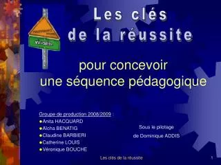 pour concevoir une s quence p dagogique