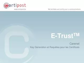 e t rust tm