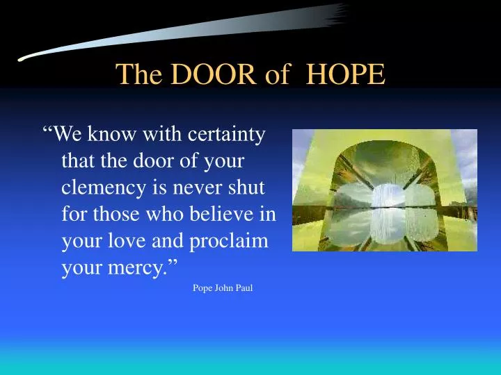 the door of hope