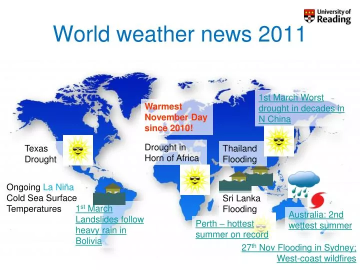 world weather news 2011