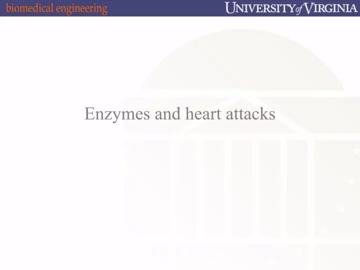 enzymes and heart attacks