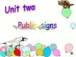 Unit two - slide 1
