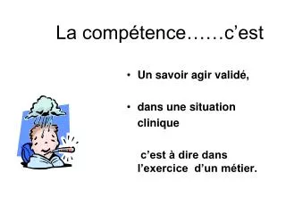 la comp tence c est