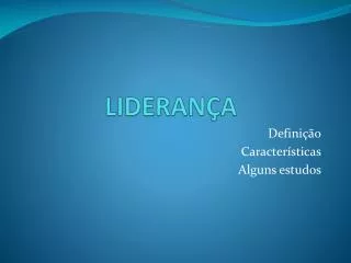 lideran a