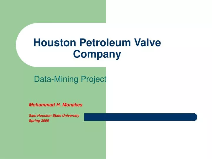 houston petroleum valve company