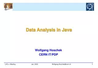 Data Analysis in Java