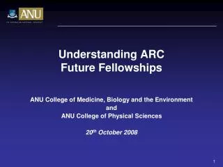 Understanding ARC Future Fellowships