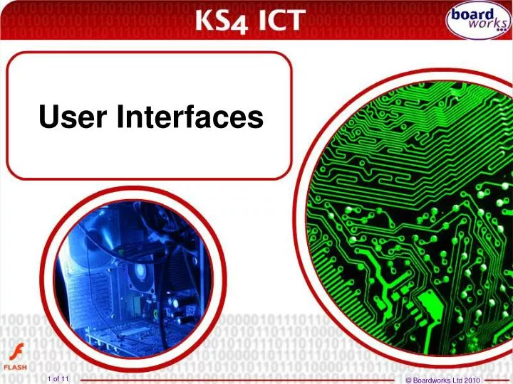 user interfaces