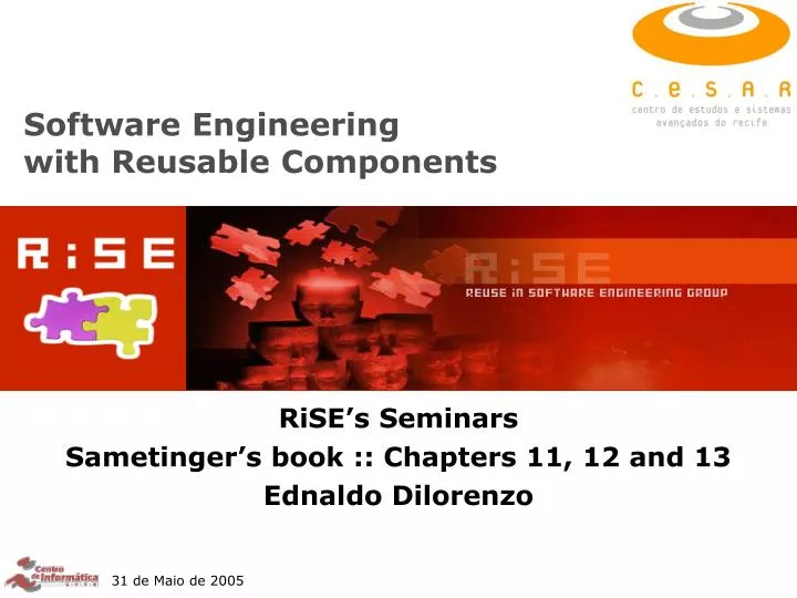 rise s seminars sametinger s book chapters 11 12 and 13 ednaldo dilorenzo