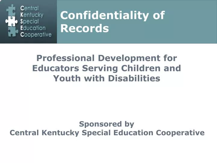 professional development for educators serving children and youth with disabilities