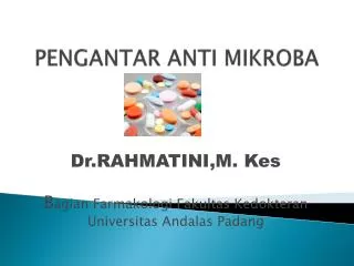 pengantar anti mikroba