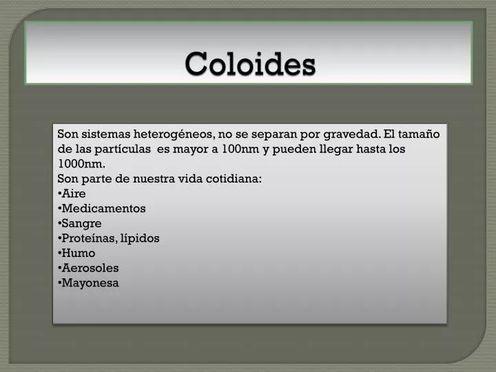 coloides