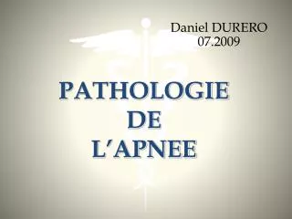 pathologie de l apnee