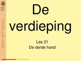 de verdieping