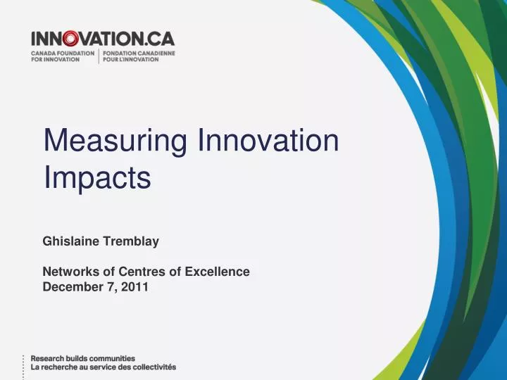 measuring innovation impacts