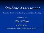 On-Line Assessment - slide 1