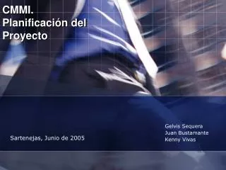 cmmi planificaci n del proyecto