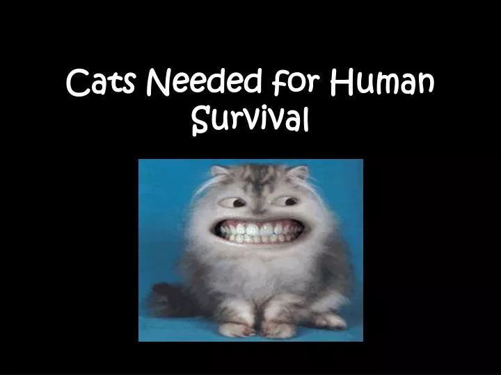 cats needed for human survival