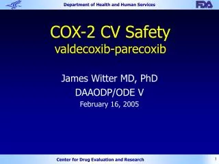 COX-2 CV Safety valdecoxib-parecoxib