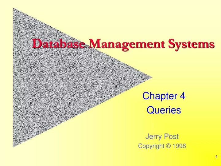 database management systems