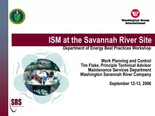 ISM at the Savannah River Site