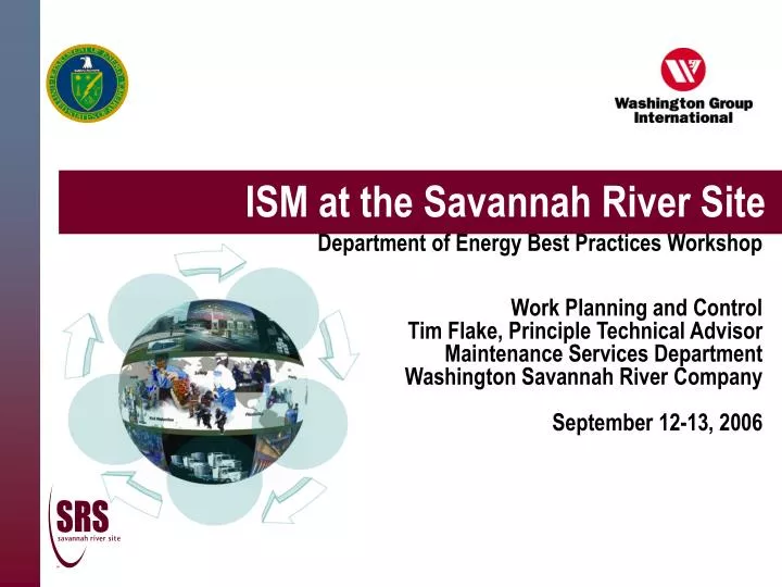 ism at the savannah river site