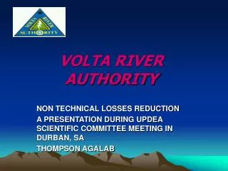 VOLTA RIVER AUTHORITY