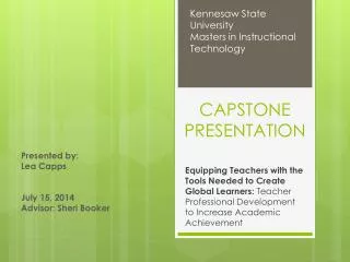 capstone presentation