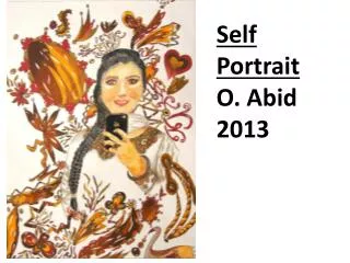Self Portrait O. Abid 2013