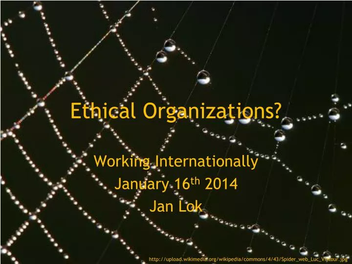 ethical organizations