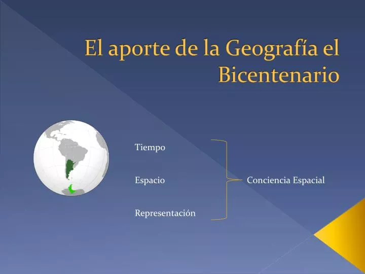 el aporte de la geograf a el bicentenario